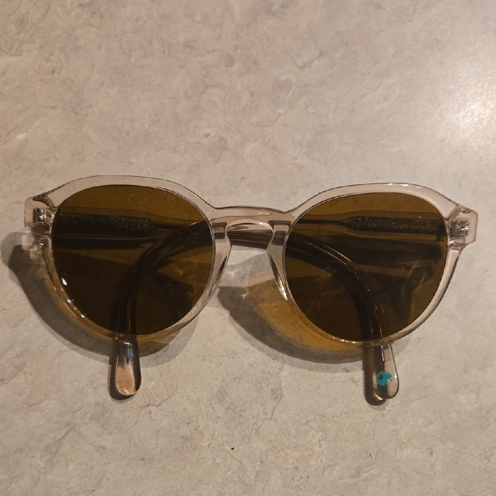 Transparent Ralph Lauren Brown Sunglasses
